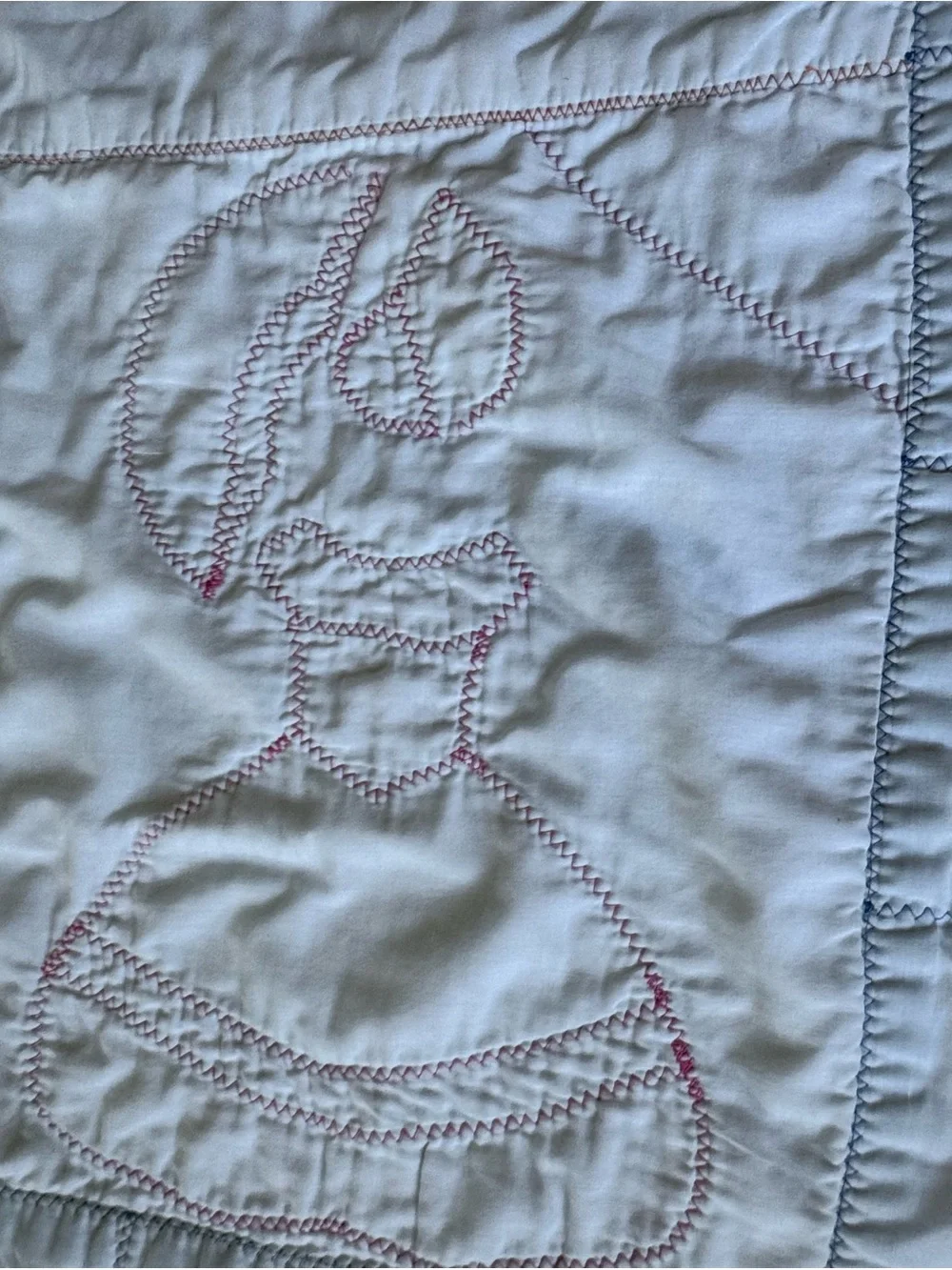Umbrella Girl Vintage Quilt 88” X 77” Vintage
